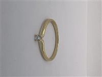 Anello Domar Donna Anello oro 9k in Oro Zircone ANOR-184-280